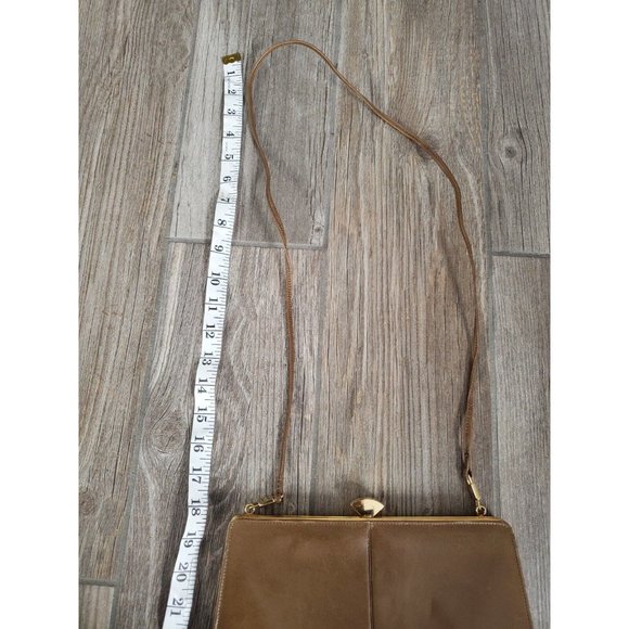 Vintage 70s Charles Jordan Olive Green Handbag/ Clutch - Picture 4 of 8